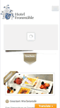 Mobile Screenshot of hotel-fronmuehle.de